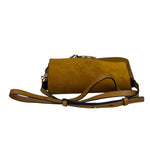 Chloe Mustard Yellow Leather/Suede Faye Bag
