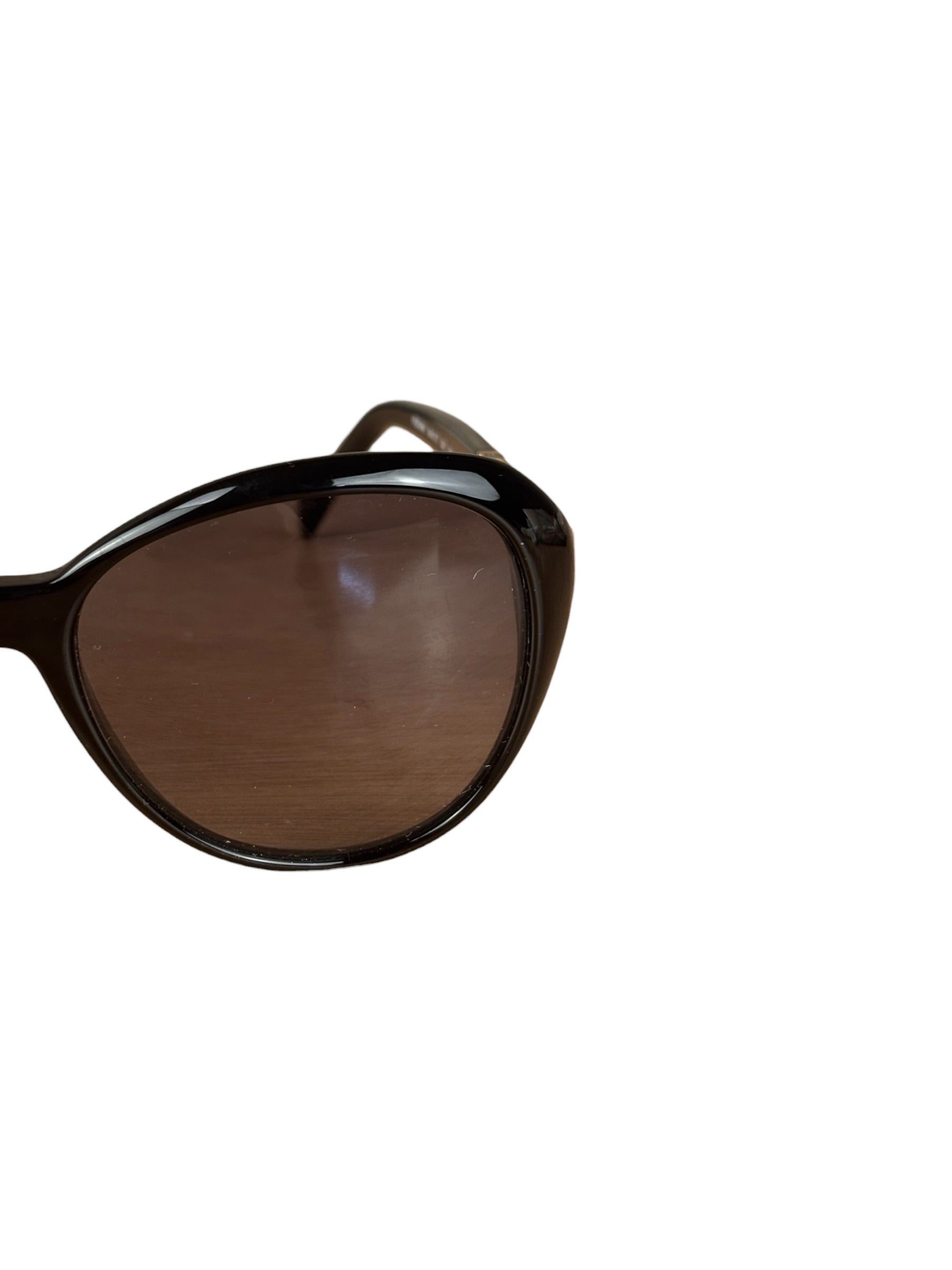Fendi Round Sunglasses Striped Black