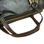 Gucci Vintage Dark Brown Leather Duchessa Boston Handbag