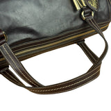 Gucci Vintage Dark Brown Leather Duchessa Boston Handbag