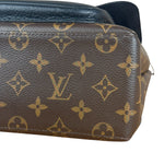 Louis Vuitton Black Leather/ Monogram Marignan 2Way Bag
