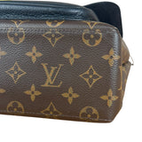 Louis Vuitton Black Leather/ Monogram Marignan 2Way Bag