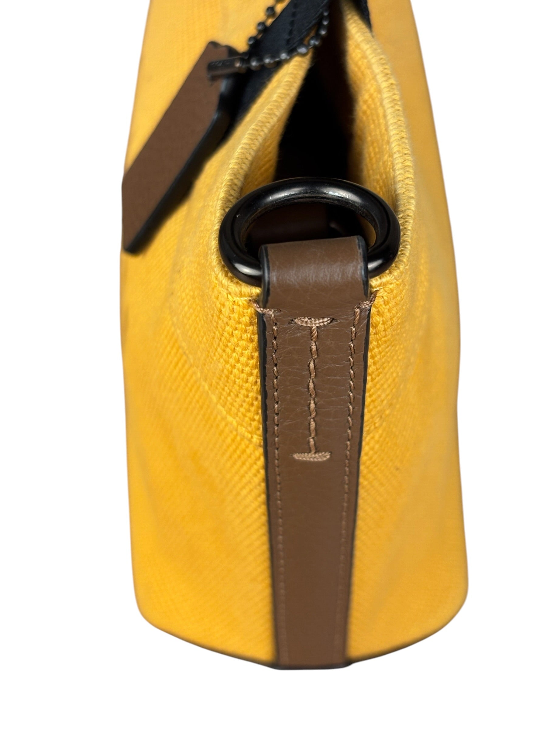 Coach Mustard Yellow Tote 20 In Colorblock Two-Way Bag