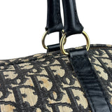 Christian Dior Vintage Black Trotter Boston Bag