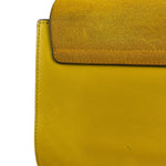 Chloé Suede/Calfskin Yellow Faye Shoulder Bag
