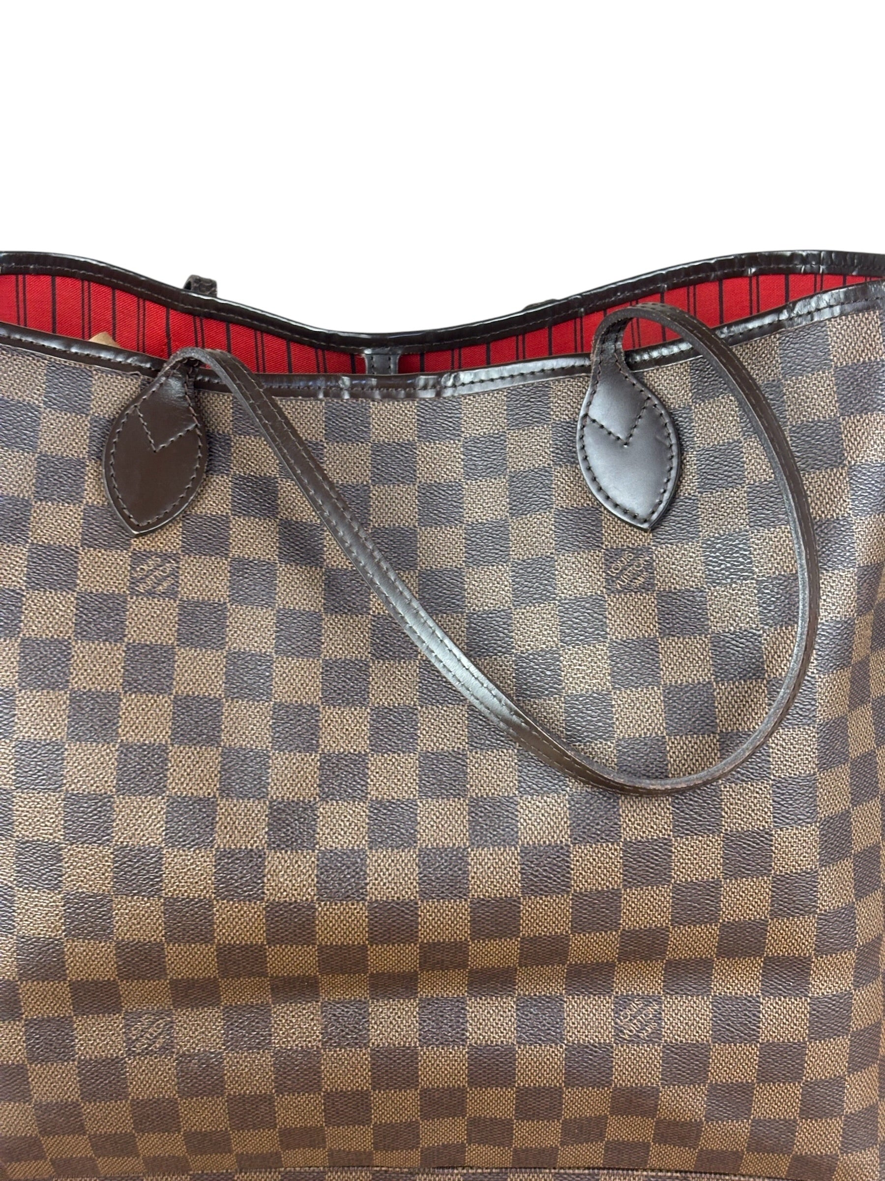 Louis Vuitton Canvas Monogram Damier Ebene Neverfull GM