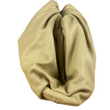 Bottega Veneta Beige Leather Pouch Clutch