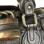 Chloé Grey Metallic Small Paddington Handbag