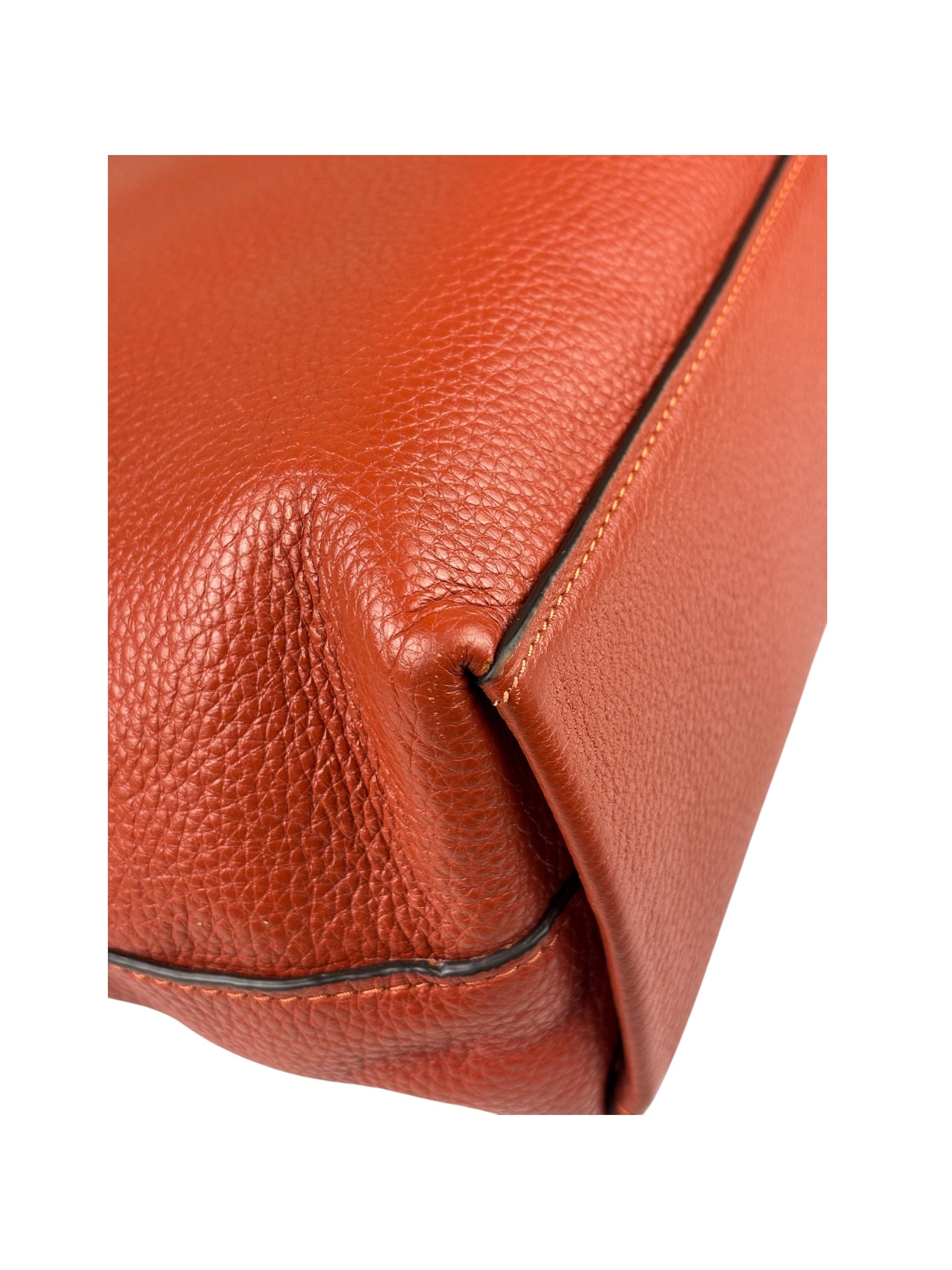 Coach Orange Remi Satchel Crossbody Bag
