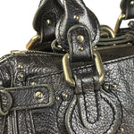 Chloé Grey Metallic Small Paddington Handbag