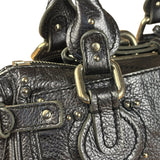 Chloé Grey Metallic Small Paddington Handbag