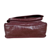 YSL Maroon Leather M Niki Shoulder Bag