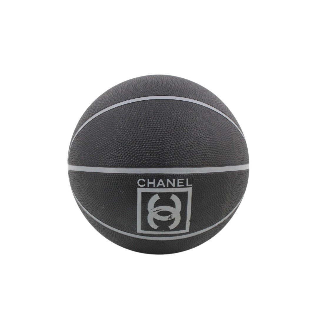 Chanel Rare Vintage Black Coco Mark Basketball