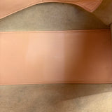 YSL Vintage Classic Y Cabas Peach Leather 2Way Handbag