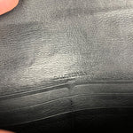 Balenciaga Black Leather Flap Wallet on Chain Bag