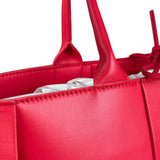 Bottega Veneta Red Leather Arco Tote Bag
