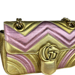 Gucci GG Metallic Marmont S Flap Bag