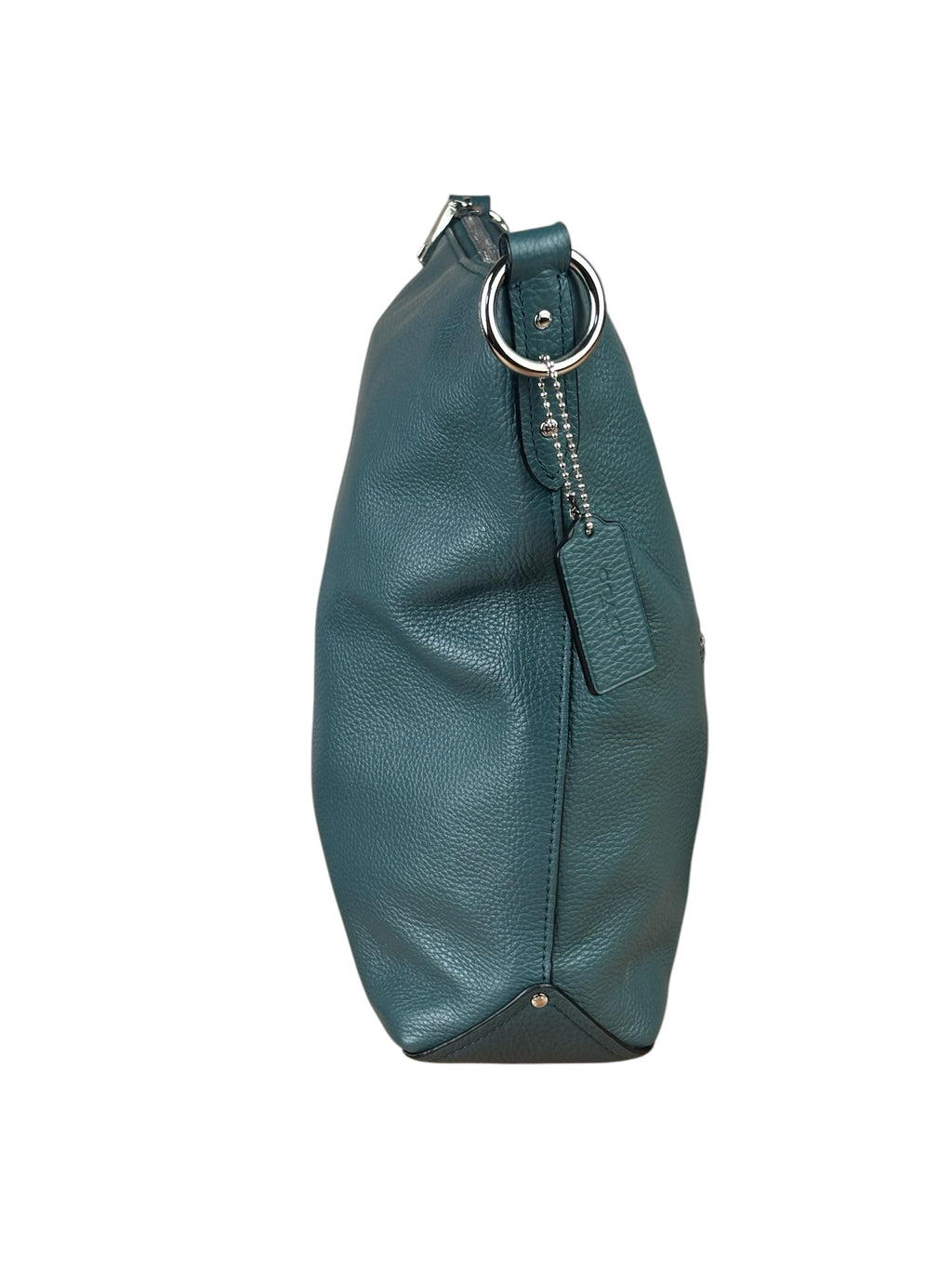 Coach Green Pebbled Leather Rogue Shoulder Bag