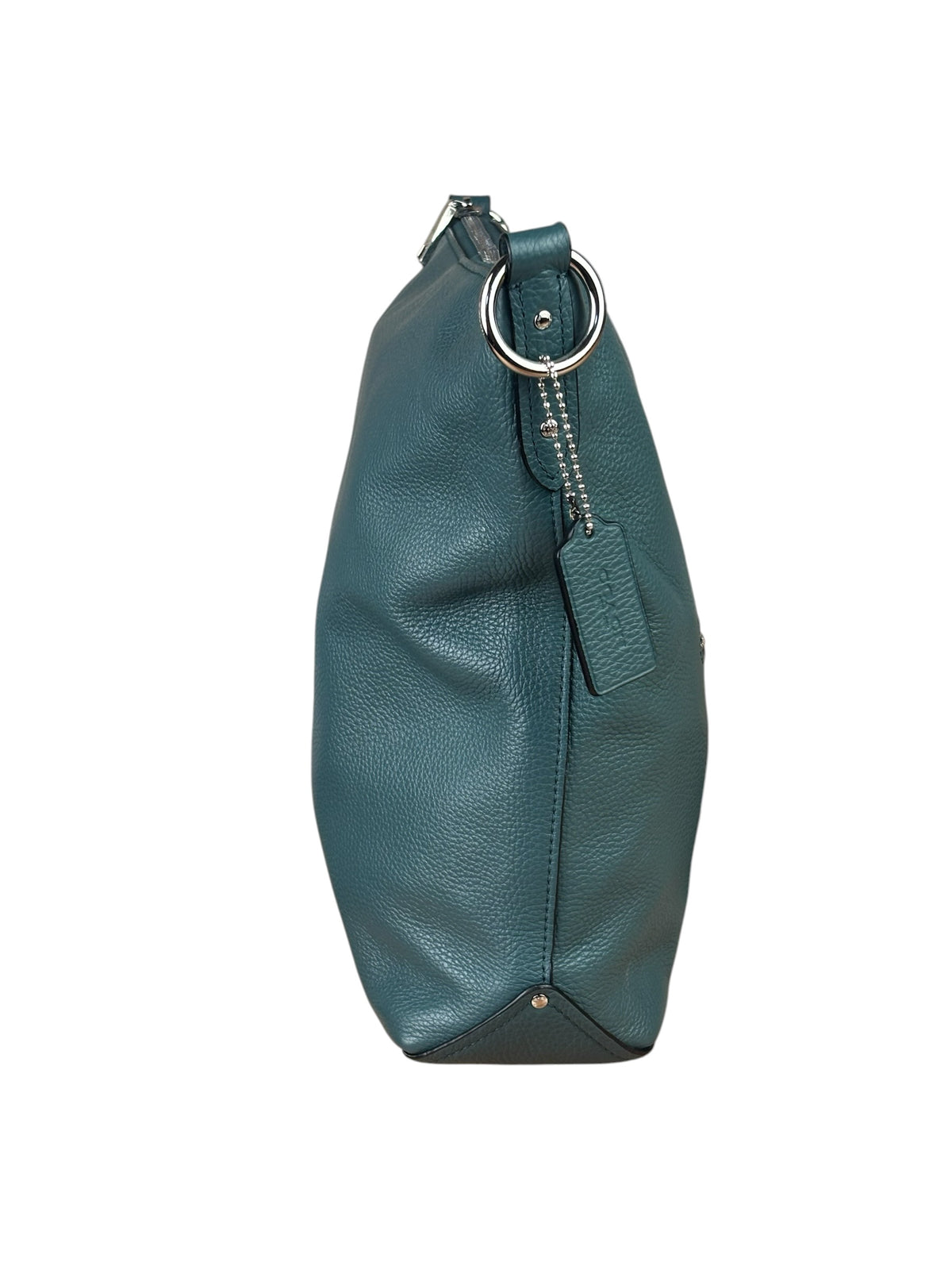 Coach Green Pebbled Leather Rogue Shoulder Bag