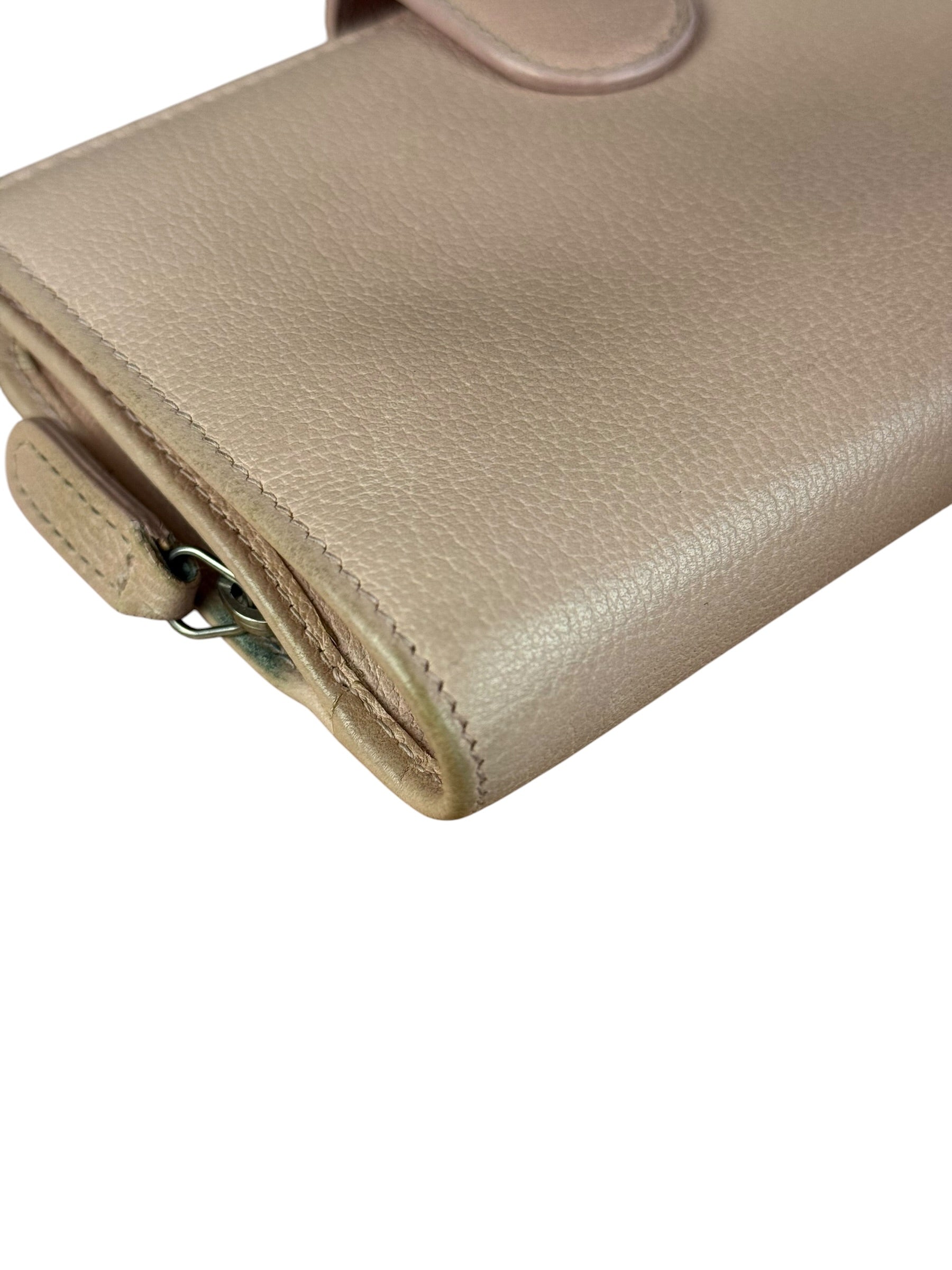 Chanel Light Pink Flower CC Snap Wallet 2011
