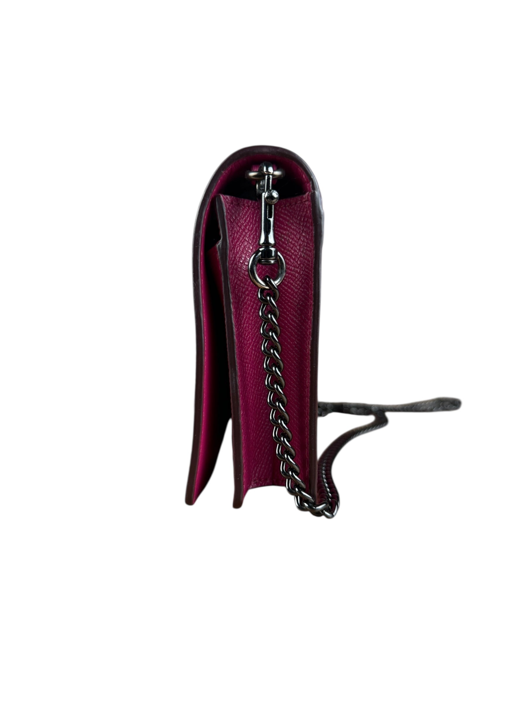 Coach Pink Hayden Foldover Crossbody Chain Bag