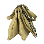 Christian Dior Beige Large Gaucho Double Saddle Shoulder Bag