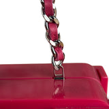Chanel Rare Pink Plexi Brick Lego Clutch/Shoulder Bag 2014