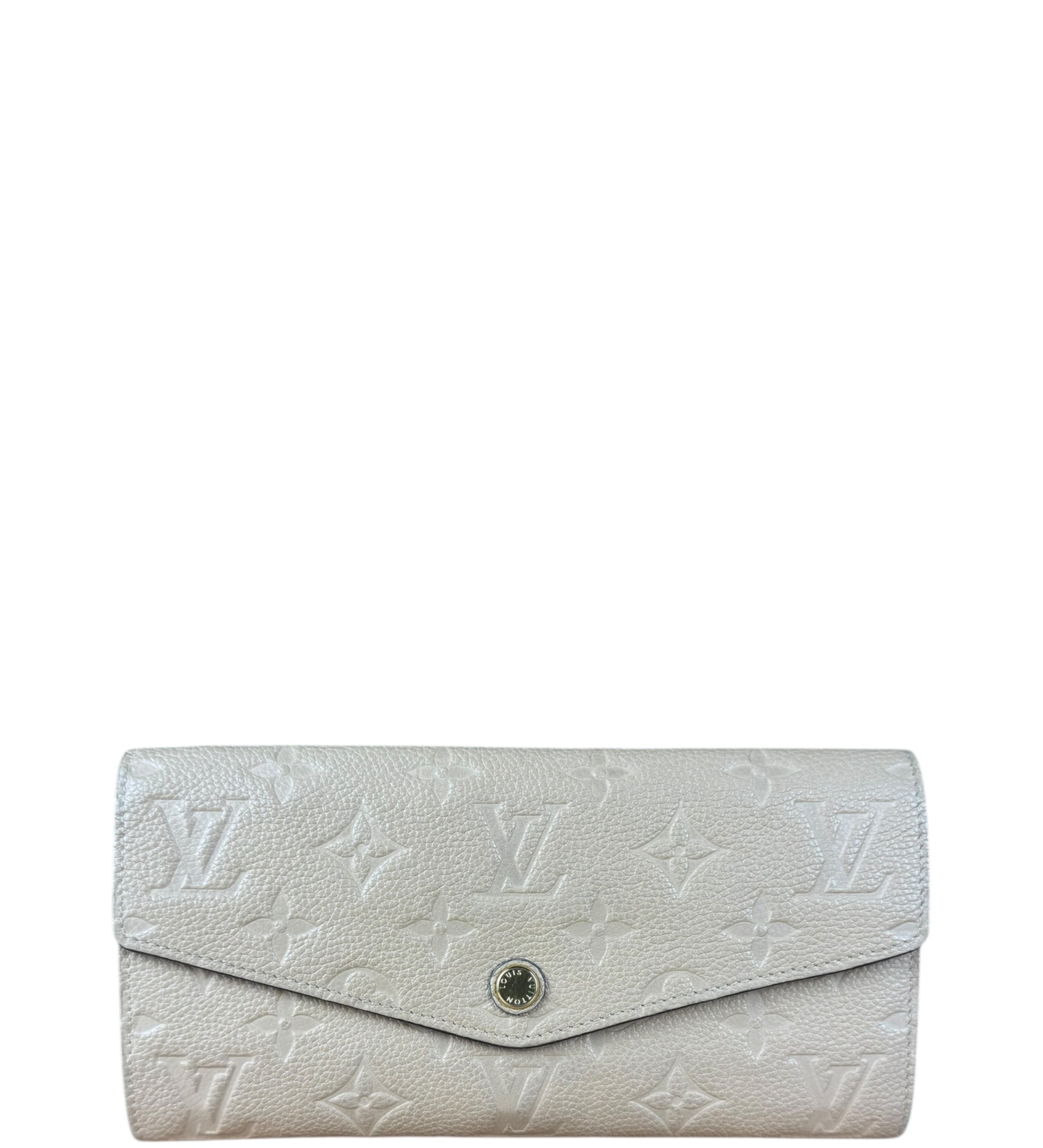 Louis Vuitton Empreinte Leather Beige Sarah Wallet