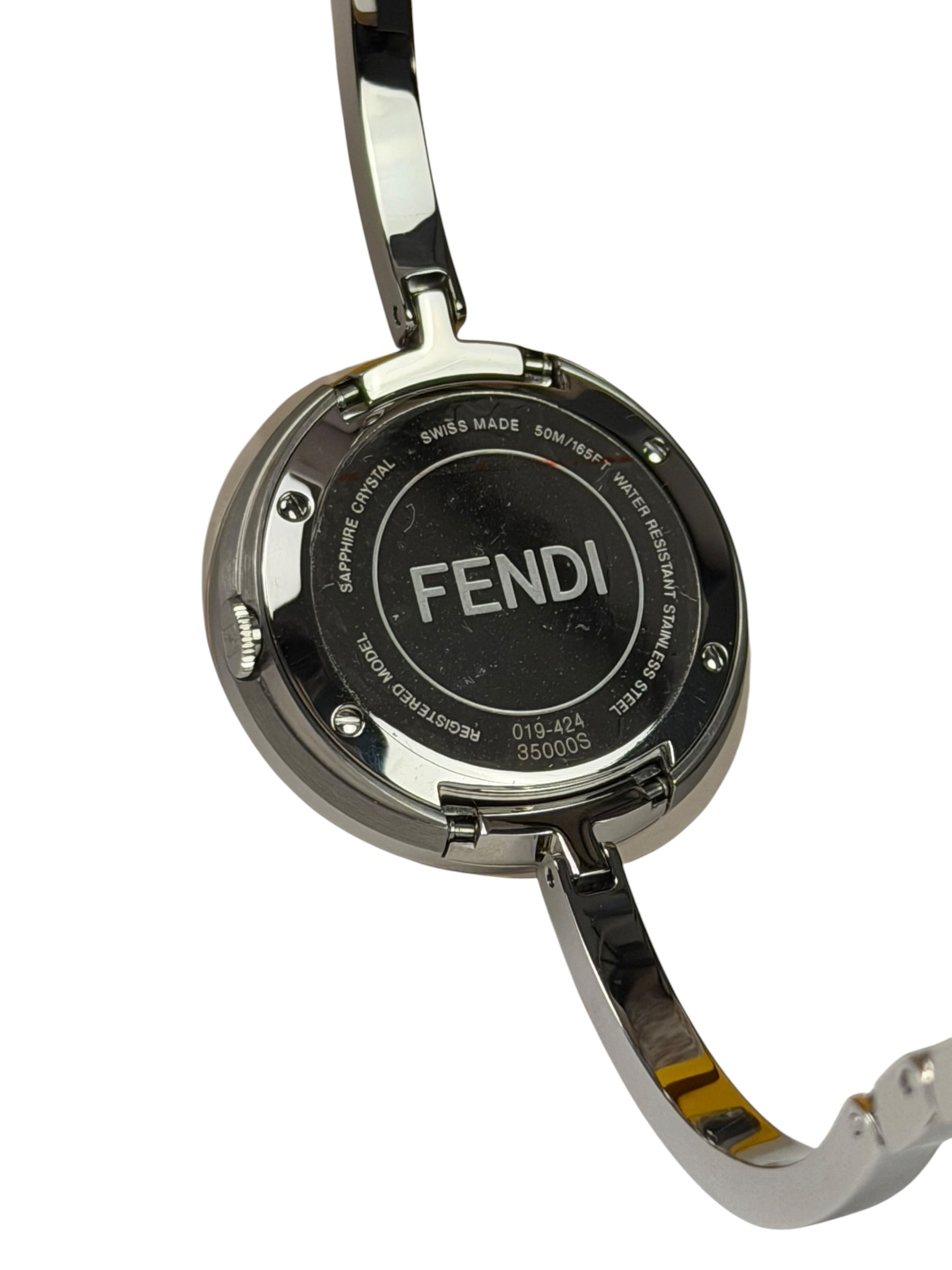 Fendi My Way 35000s Silver Bangle Watch