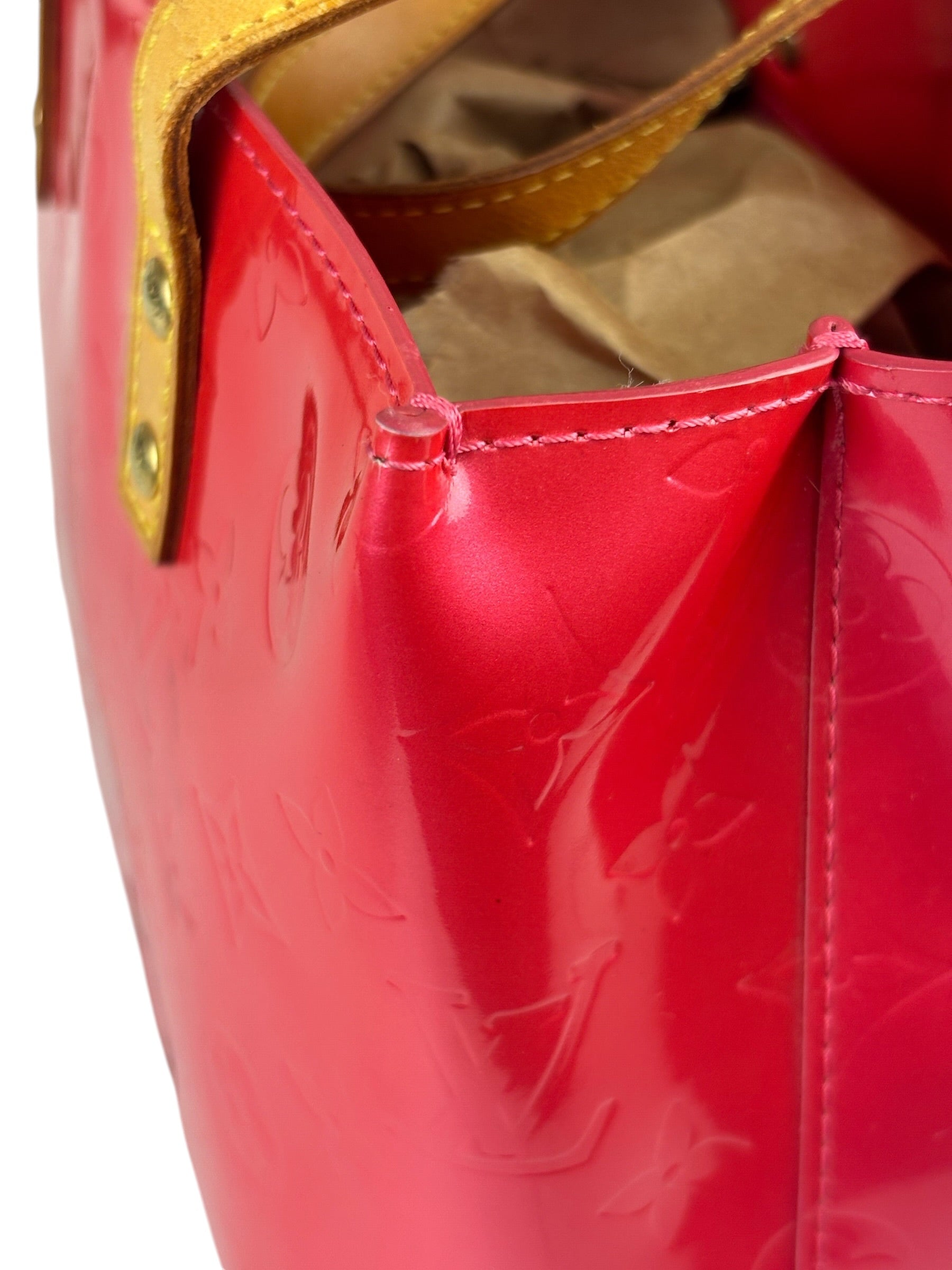 Louis Vuitton Vintage Vernis Patent Leather Monogram Reade Handbag PM
