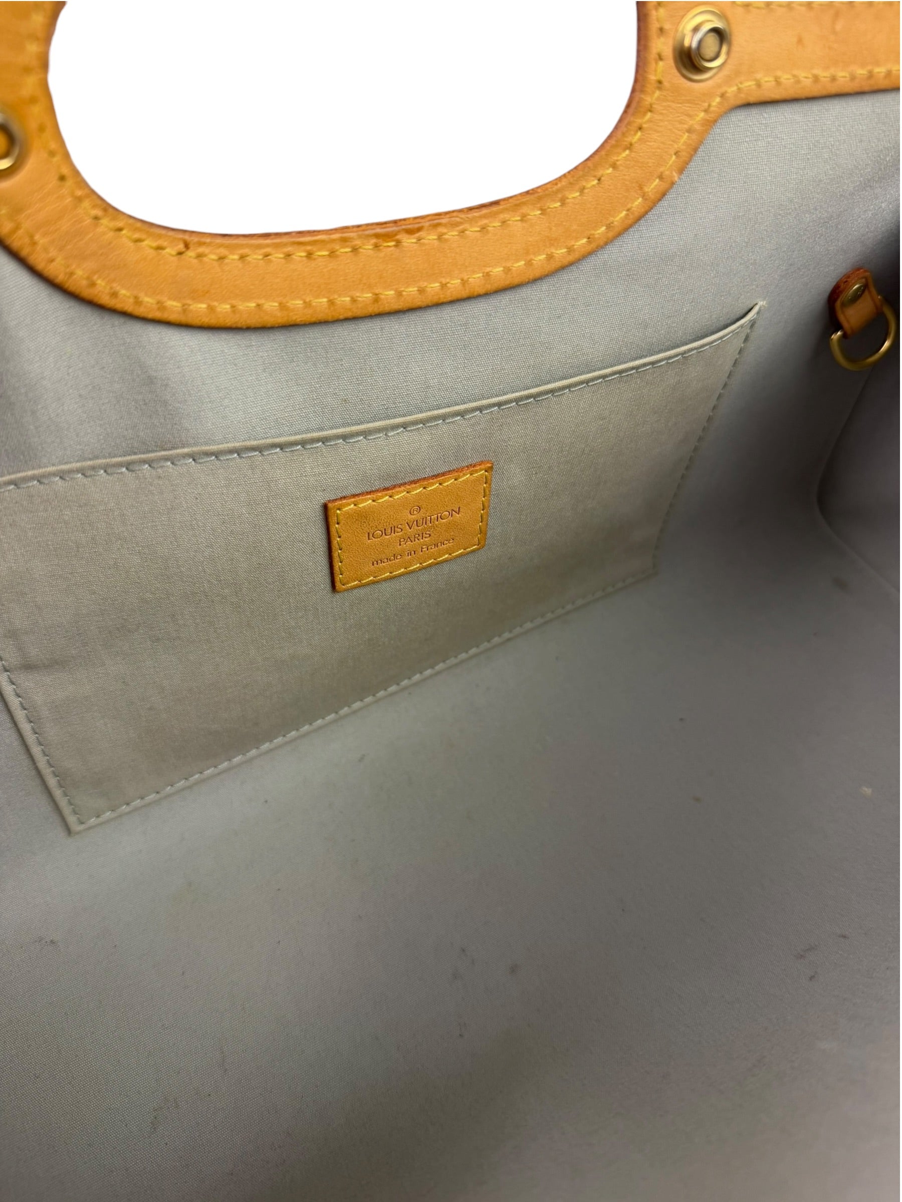Louis Vuitton Yellow Vernis Roxbury Dive Two-Way Bag