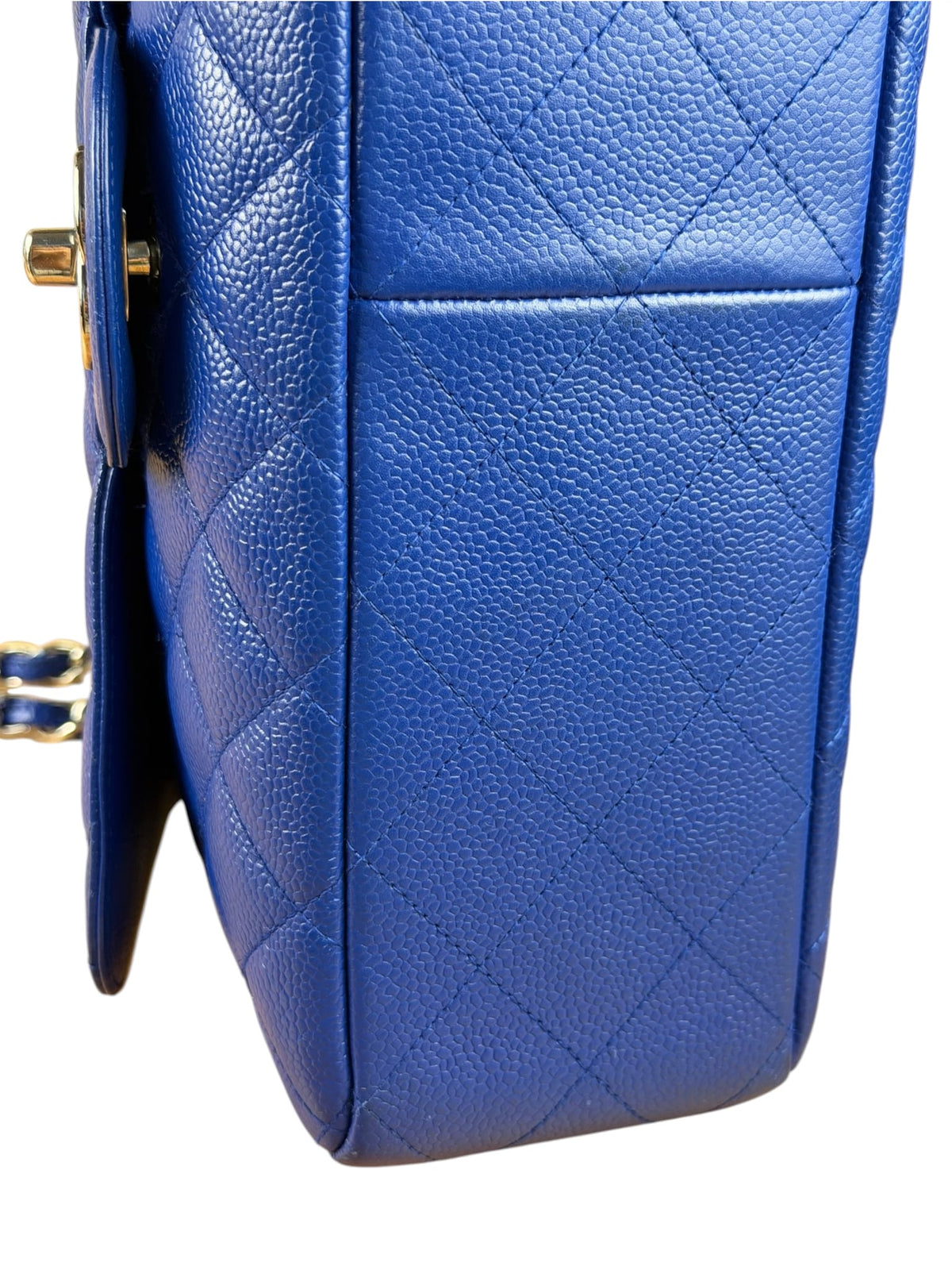 Chanel Royal Blue Caviar M Flap 2009