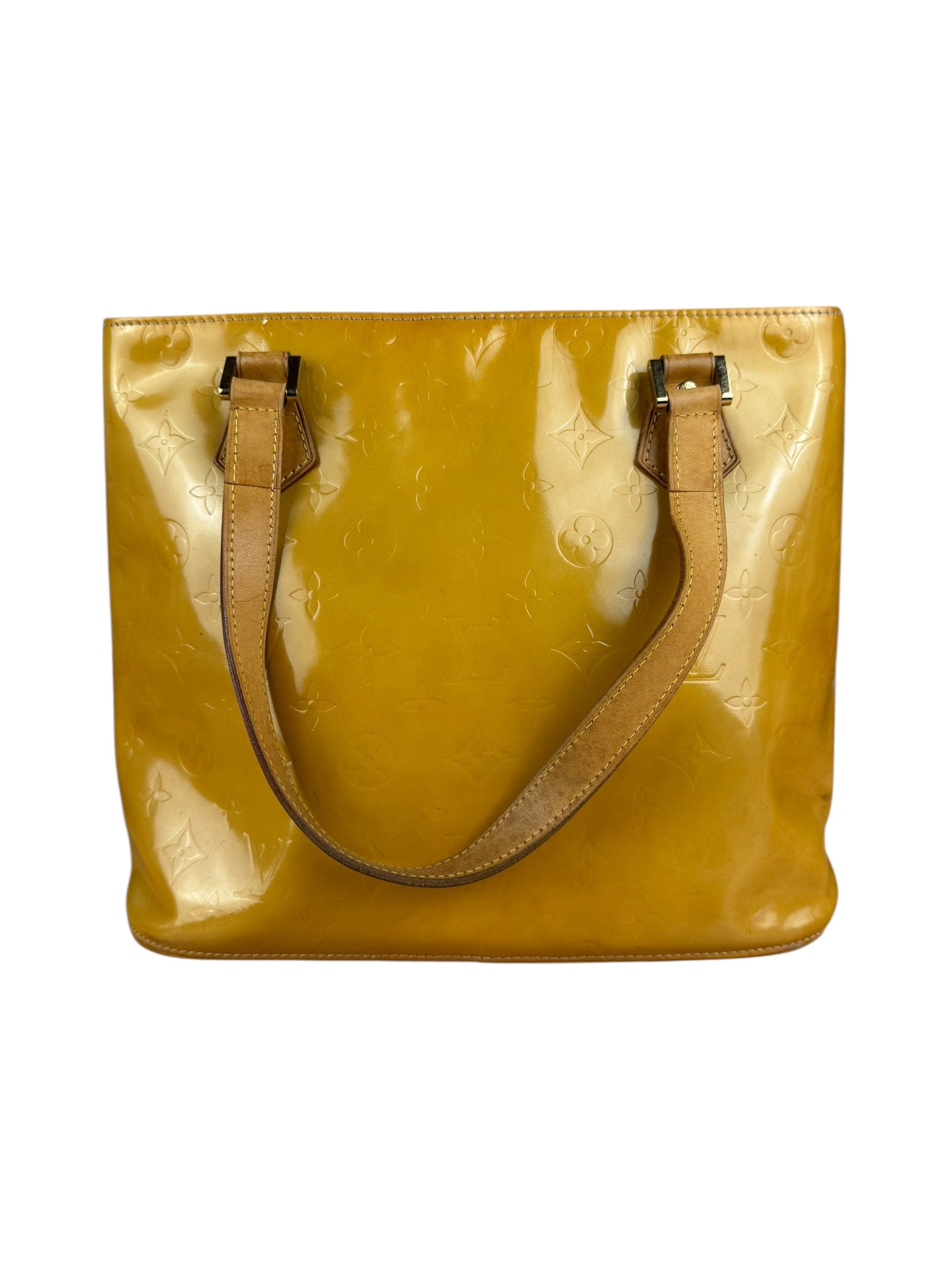 Louis Vuitton Vintage Monogram Vernis Houston Yellow