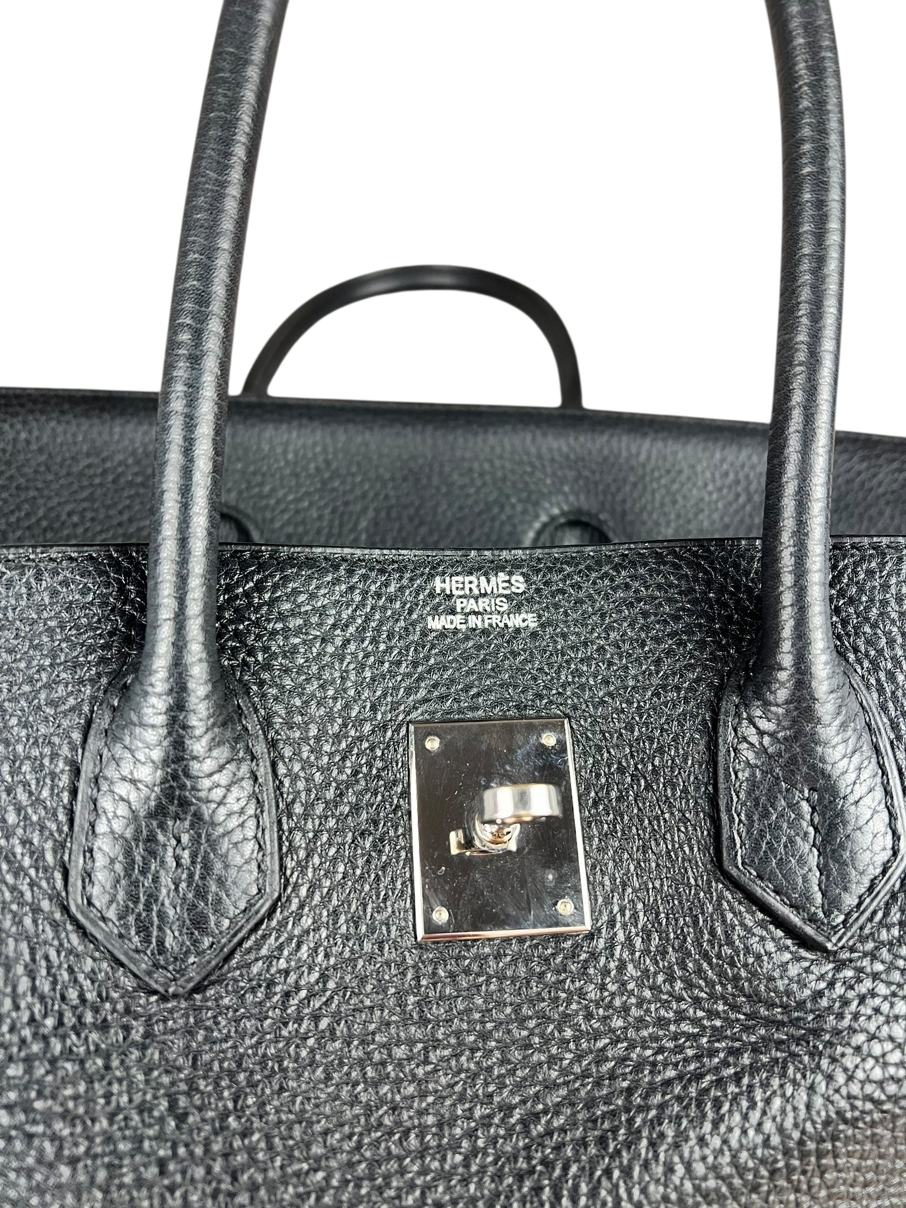 Hermes Birkin 35 Black Togo Palladium 2010