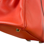 Hermes Coral-Red Epson Casaque Togo Kelly 32