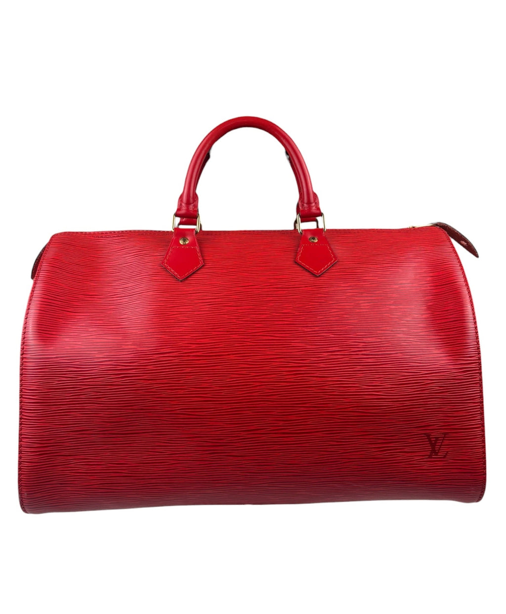 Louis Vuitton Red Epi Leather Speedy 35