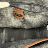 Gucci Vintage Micro GG Black/Brown Supreme Satchel Hand Bag