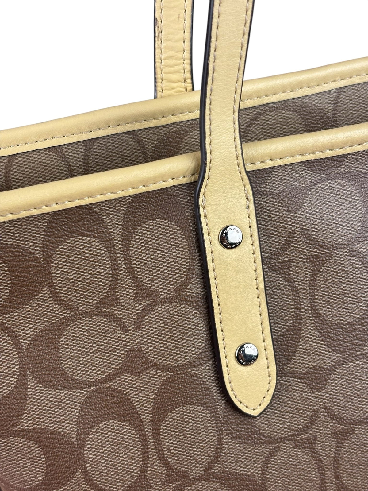 Coach Beige/Brown CC City Tote