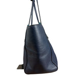 Gucci Blue Pebbled Leather Swinger Bag