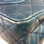 Chanel Blue Reissue 225 Double Flap Bag 1991