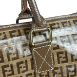 Fendi Brown PVC FF Zucchino Tote Bag