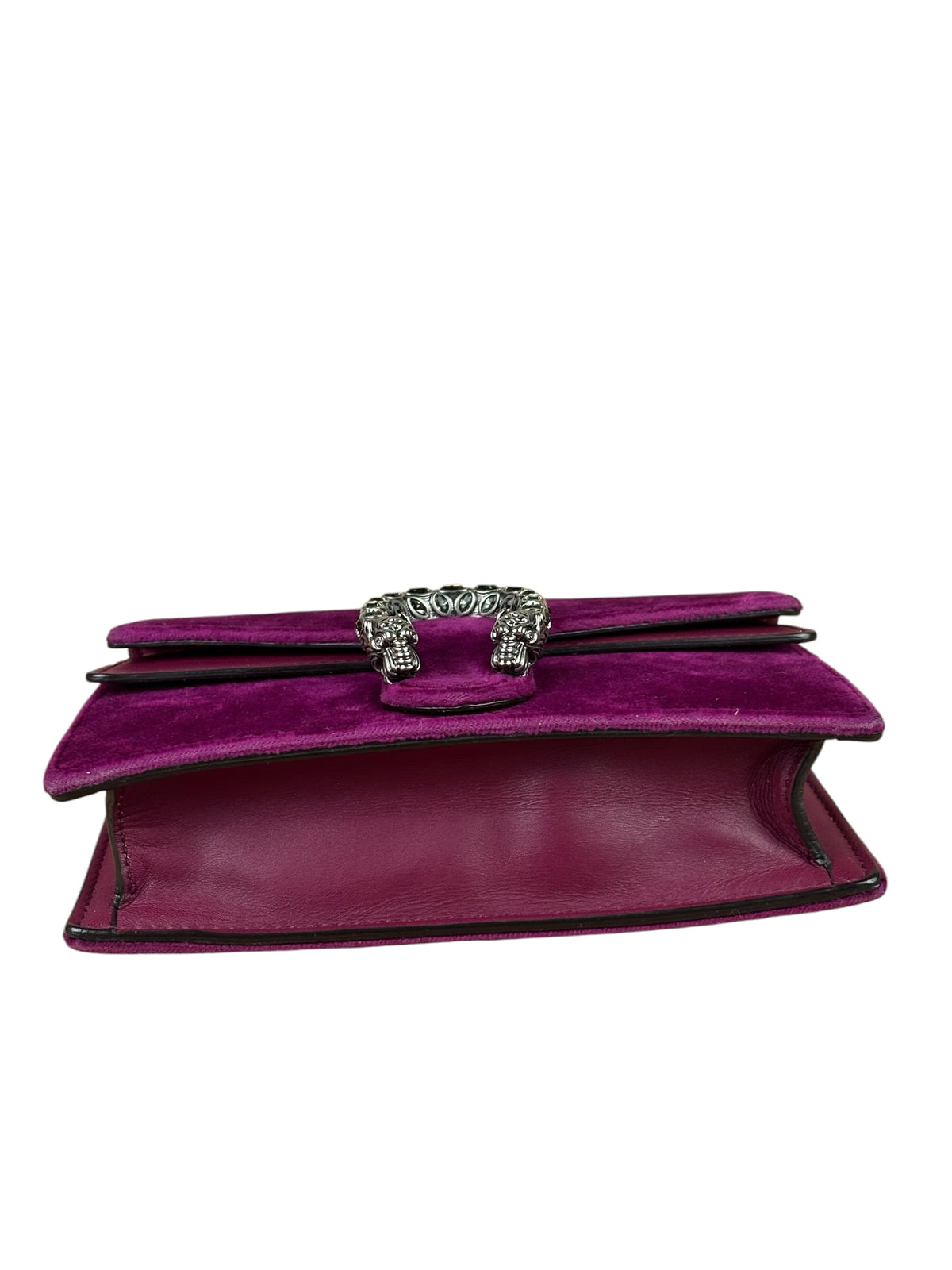 Gucci Purple Velvet Super Mini Dionysus Shoulder Bag