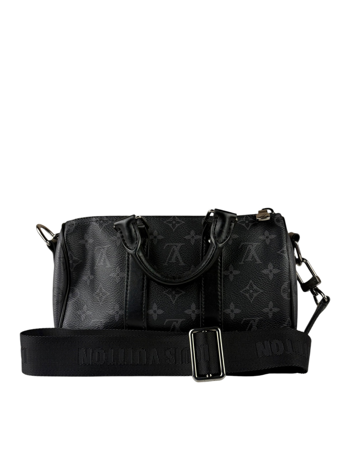 Louis Vuitton Grey Monogram Keepall Bandoulière 25