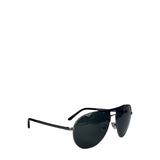 Versace Pilot 2164 Black-Silver Tone Sunglasses
