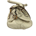 Chloe Beige Leather Paddington Shoulder Bag