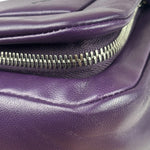 Prada Purple Nappa Leather Triangle Two-Way Bag