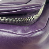 Prada Purple Nappa Leather Triangle Two-Way Bag