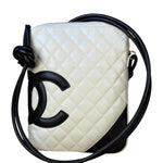 Chanel Vintage Leather Cambon Ligne Crossbody/Shoulder Bag-2008