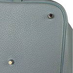 Hermes Blue Leather Picotin Lock 18 Bucket Bag