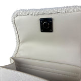 Brunello Cucinelli White Shearling Bag